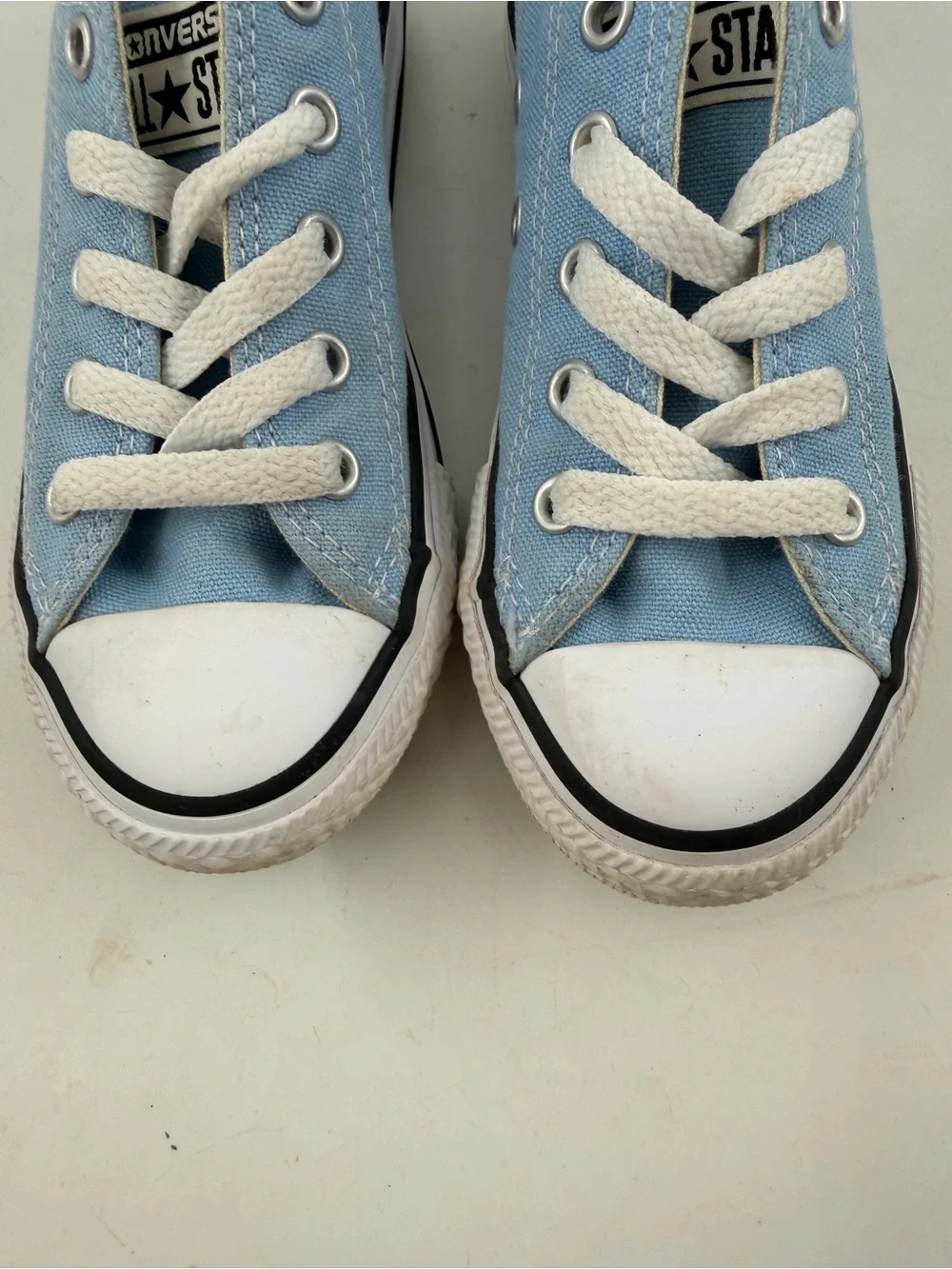 Converse Kid’s Chuck Taylor AS - SZ 11C- Lite Blue Canvas Low Top Sneakers Shoes